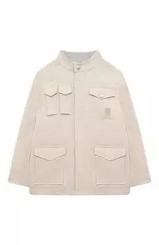 Куртка из хлопка и льна Eleventy