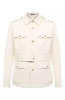 Куртка из хлопка и льна Ralph Lauren