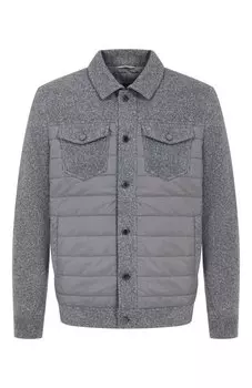 Куртка из хлопка и шерсти Capobianco