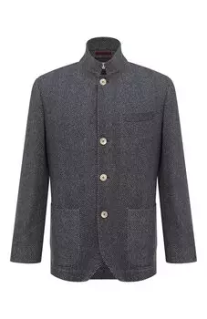 Куртка из шерсти и шелка Brunello Cucinelli