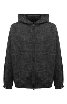 Куртка из шерсти и шелка Kiton