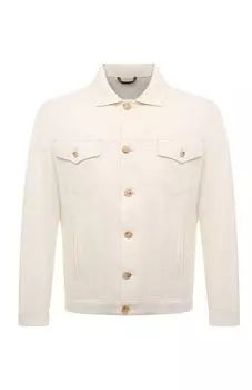 Куртка изо льна и шерсти Luigi Borrelli