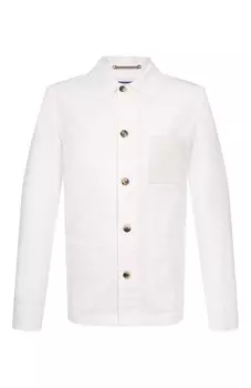 Куртка-рубашка из хлопка и льна Jacob Cohen