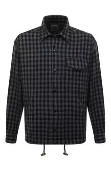 Куртка-рубашка из шерсти и кашемира Destin