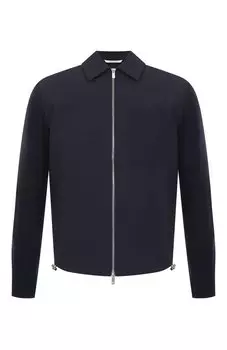 Куртка-рубашка из шерсти и кашемира Marco Pescarolo