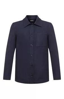 Куртка-рубашка из шерсти и шелка MUST