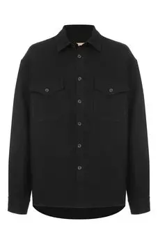 Куртка-рубашка изо льна и шерсти Uma Wang
