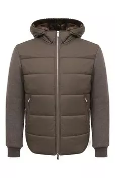 Куртка с отделкой из меха нутрии MVST