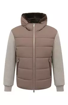 Куртка с отделкой из меха нутрии MUST