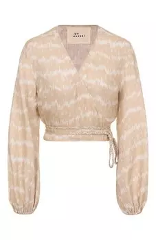 Льняная блузка Manebi