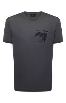 Льняная футболка Brioni