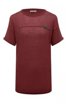 Льняная футболка Brunello Cucinelli