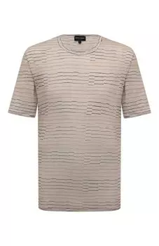 Льняная футболка Giorgio Armani
