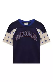 Льняная футболка Gucci