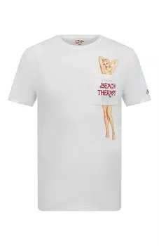 Льняная футболка MC2 Saint Barth