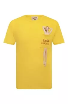 Льняная футболка MC2 Saint Barth