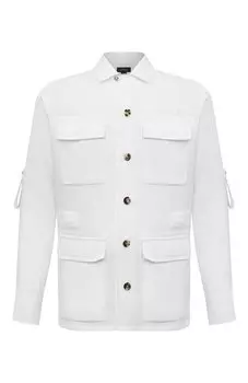 Льняная куртка-рубашка Brioni