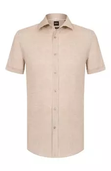 Льняная рубашка BOSS