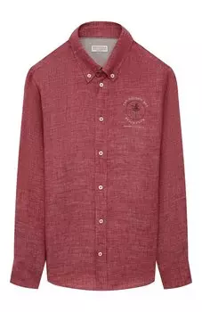 Льняная рубашка Brunello Cucinelli