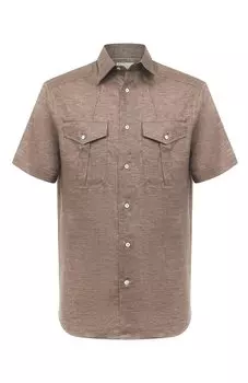 Льняная рубашка Brunello Cucinelli