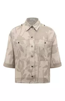 Льняная рубашка Brunello Cucinelli