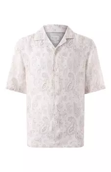 Льняная рубашка Brunello Cucinelli