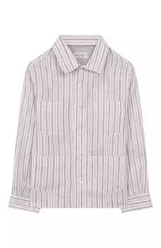 Льняная рубашка Brunello Cucinelli
