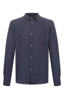 Льняная рубашка Derek Rose