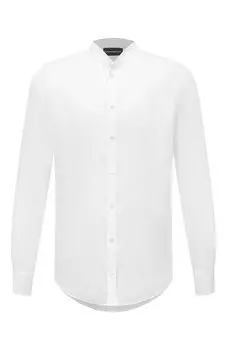 Льняная рубашка Emporio Armani