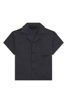 Льняная рубашка Emporio Armani