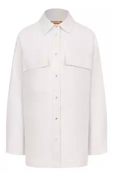 Льняная рубашка Хохлома х Алена Ахмадуллина