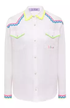 Льняная рубашка MC2 Saint Barth