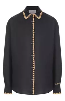 Льняная рубашка MC2 Saint Barth