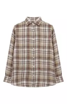 Льняная рубашка Stefano Ricci Junior