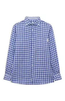 Льняная рубашка Stefano Ricci Junior