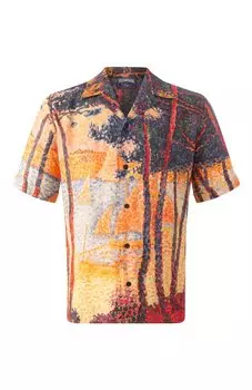 Льняная рубашка Vilebrequin x Paul Signac Vilebrequin