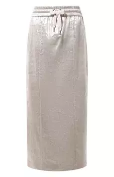 Льняная юбка Brunello Cucinelli