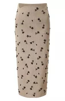 Льняная юбка N21