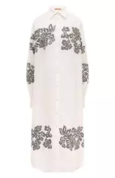 Льняное платье Ermanno Scervino