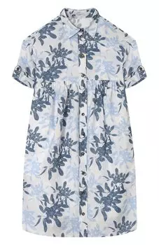 Льняное платье-рубашка Brunello Cucinelli