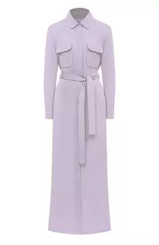 Льняное платье с отделкой стразами Forte Dei Marmi Couture