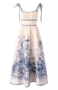 Льняное платье Zimmermann