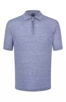 Льняное поло Fedeli