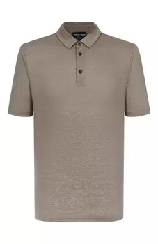 Льняное поло Giorgio Armani