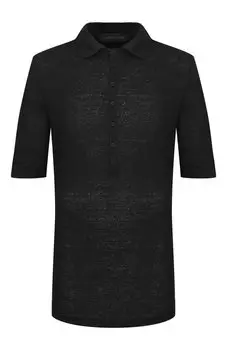 Льняное поло Never Enough