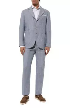 Льняной костюм Brunello Cucinelli