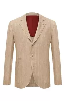Льняной пиджак Brunello Cucinelli