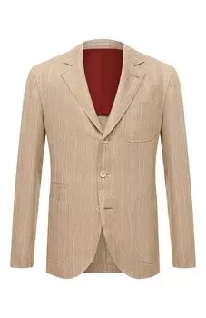 Льняной пиджак Brunello Cucinelli