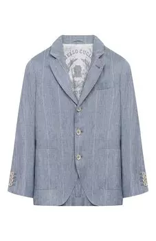 Льняной пиджак Brunello Cucinelli