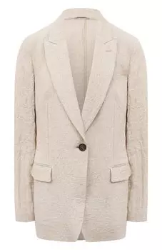 Льняной жакет Brunello Cucinelli